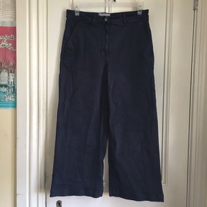 Everlane Cropped Wide Leg Pants
